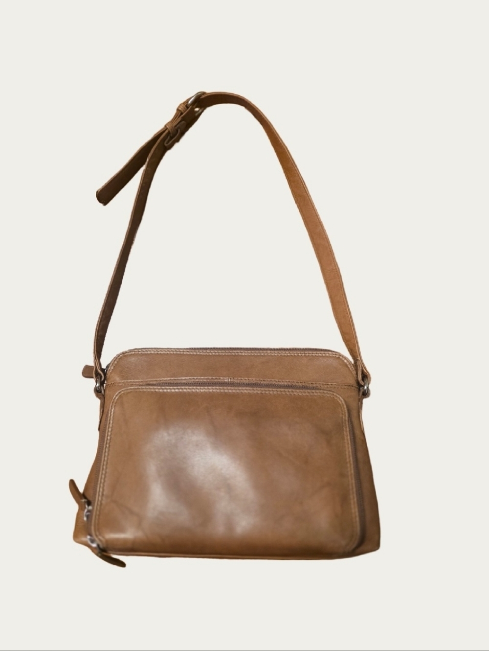 ili New York, East-West Leather Crossbody, Organizer Bag - Picture 11 of 16